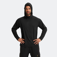3/6 Pack Men'S Casual Hoodie Pullovers Multicolored Long Sleeve Lightweight Sun Protection Soft Breathable Quick Drying Hoodies with Mask Comfort Multi-Occasion Wear Menswear Set Stylish Tops Workwear with Face Mask Summerwins Fathers Day Gift Ideas Sum