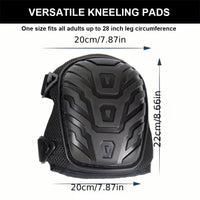 Work Knee Pads for Men Construction, Gardening Knee Pads for Work, Kneepads for Construction, Rodilleras De Trabajo Rodilleras Para Dolor De Rodillas (Black)