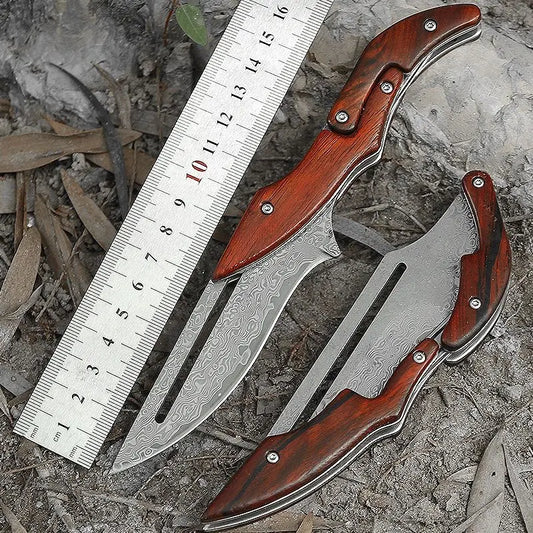 Cuchillo De Frutas De Cocina, Mango De Madera, Cuchillo De Carne