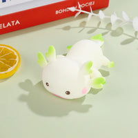 Cute Salamander Squeeze Toys Creative Stress-Relieving Cartoon Axolotls Fidget Squishies Mochi Figet Venting Peculiar Gifts