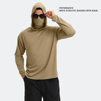 3/6 Pack Men'S Casual Hoodie Pullovers Multicolored Long Sleeve Lightweight Sun Protection Soft Breathable Quick Drying Hoodies with Mask Comfort Multi-Occasion Wear Menswear Set Stylish Tops Workwear with Face Mask Summerwins Fathers Day Gift Ideas Sum