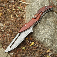 Cuchillo De Frutas De Cocina, Mango De Madera, Cuchillo De Carne